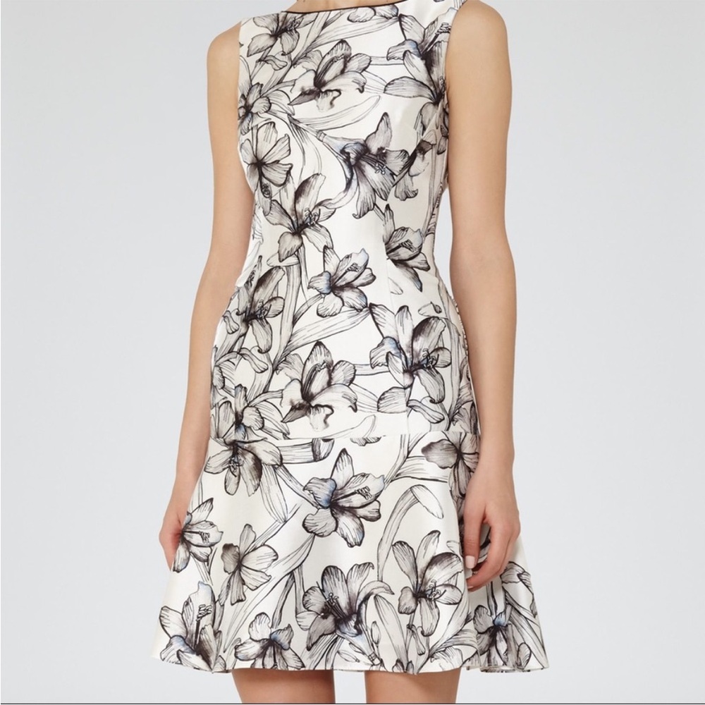 Reiss Floral Dress size 8